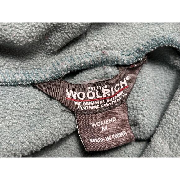 Woolrich Turtleneck Sweater Womens Size M Teal Long Sleeve Polyester - Picture 3 of 7